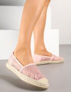 smallawan Espadrile Roz cu plasă pe talpă împletită Setolena
