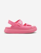 smallawan Sandale fucsia pe talpă groasă cu închidere velcro Olkio