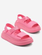 smallawan Sandale fucsia pe talpă groasă cu închidere velcro Olkio