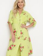 smiling fairy Rochie Verde tip cutie din Bumbac cu Mânecă Reglabilă Avamla