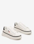  Sneakers Alb cu negru