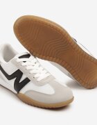  Sneakers Alb cu negru