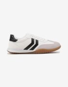  Sneakers Alb tip adidași de tenis cu dungi decorative Zommea