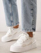  Sneakers Albi tip teniși pe talpă groasă Albi
