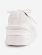  Sneakers Albi tip teniși pe talpă groasă Albi