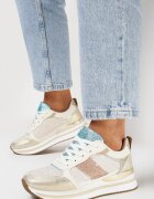  Sneakers Aurii Sclipitoare pe Talpă de Spumă Tindriel