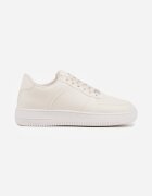  Sneakers Bej cu Perforație pe Vârf Elletia