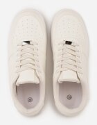  Sneakers Bej cu Perforație pe Vârf Elletia