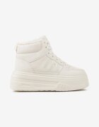  Sneakers Bej cu Talpă Groasă Căptușite cu Blană Leandria