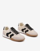  Sneakers Bej-Negru Decorați cu împletitură de rafie Wiloria