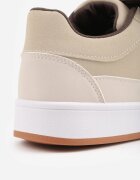  Sneakers Casual cu cusături decorative și benzi laterale Ariesera Bej