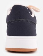  Sneakers Casual cu cusături decorative și benzi laterale Ariesera Bleumarin