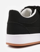  Sneakers Casual cu cusături decorative și benzi laterale Ariesera Negri