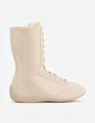  Sneakers izolați cu carâmb înalt în stil box șarevi Bej