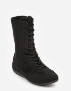  Sneakers izolați cu carâmb înalt în stil box șarevi Negri