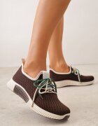  Sneakers Maro cu șireturi duble Dorielle