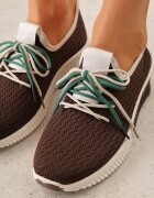  Sneakers Maro cu șireturi duble Dorielle