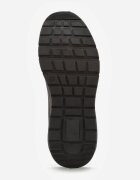  Sneakers Negre cu Talpă Groasă Decorate cu Inserție Transparentă Riosanna