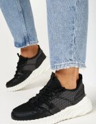  Sneakers Negri pe Talpă Groasă Demetra
