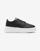  Sneakers Negri pe Talpă Groasă Sub Gleză Kiwiana