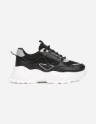  Sneakers Negru cu gri