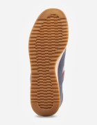  Sneakers retro cu cusături decorative și inserții cu textură de piele întoarsă Isanna Albaștri