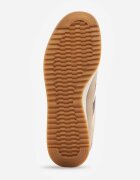  Sneakers retro cu cusături decorative și inserții cu textură de piele întoarsă Isanna Bej închis