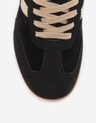  Sneakers retro cu cusături decorative și inserții cu textură de piele întoarsă Isanna Negri