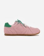  Sneakers roz cu șireturi duble și cusături Teleritia