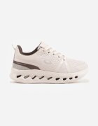  Sneakers sport cu fețe embosate Kateni Bej cu Bej cu maro