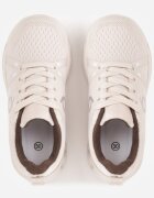  Sneakers sport cu fețe embosate Kateni Bej cu Bej cu maro
