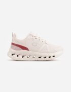  Sneakers sport cu fețe embosate Kateni Bej cu Bej cu roz