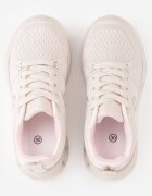  Sneakers sport cu fețe embosate Kateni Bej cu Bej cu roz