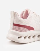  Sneakers sport cu fețe embosate Kateni Bej cu Bej cu roz
