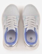  Sneakers sport cu fețe embosate Kateni Bej cu Gri cu albastru