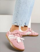  Sneakers Tenisi Roz cu Motiv Geometric Telanilia