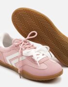  Sneakers Tenisi Roz cu Motiv Geometric Telanilia