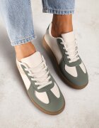  Sneakers Verzi cu Talpă Groasă și Inserții Decorative Galivia