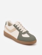  Sneakers Verzi cu Talpă Groasă și Inserții Decorative Galivia