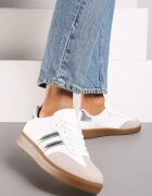  Sneakerși Argintii Plați cu Benzi Ardama