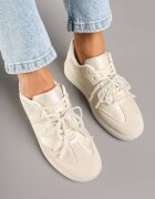  Sneakerși Bej în Stil de Adidași Clasici cu Ornamente de Perle Nalarie