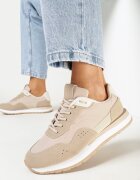  Sneakerși Bej închis cu talpă de spumă Dejana