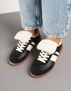  Sneakersi Tenisi Negri Decorați cu pliu Myrloria