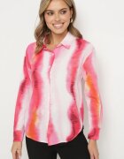 sophyline Cămașă Alb-Fuchsia cu Model Tie-Dye Aranepia