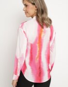 sophyline Cămașă Alb-Fuchsia cu Model Tie-Dye Aranepia