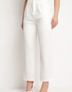 sophyline Pantaloni albi de costum cu fermoar Allegretta