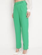 sophyline Pantaloni Verzi Eleganti cu talie înaltă cu picioare drepte și elastic în talie Althema