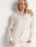 sophyline paris Cămașă bej din viscoză în stil clasic Nimiorella