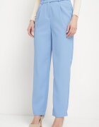 sophyline paris Pantaloni Albastri Regular cu Talie Înaltă și Cu Croială Dreaptă Arcadiasa