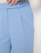 sophyline paris Pantaloni Albastri Regular cu Talie Înaltă și Cu Croială Dreaptă Arcadiasa
